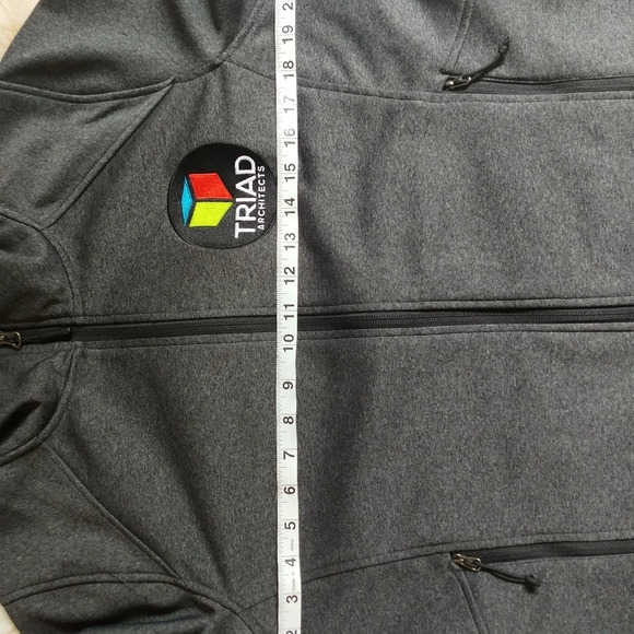 The North Face Windwall womens jacket Large Gray full zip - Picture 7 of 10